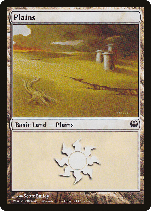 Plains (39) (DDG-039) [Misc] Duel Decks: Knights vs. Dragons MTG Single Wizards of the Coast