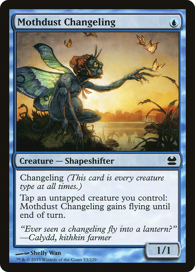 Mothdust Changeling (MMA-053) [Modern Masters] Foil MTG Single Modern Masters