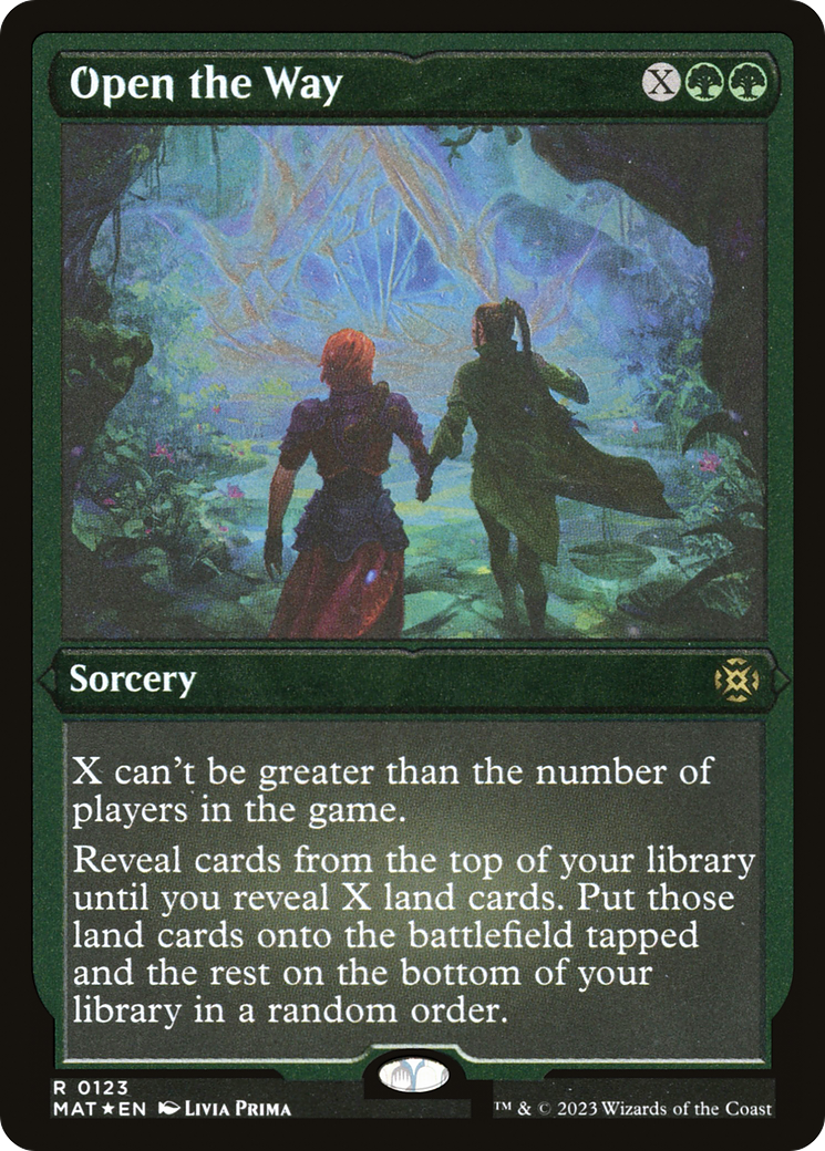 Open the Way (MAT-123) [March of the Machine: The Aftermath] Etched Foil MTG Single Wizards of the Coast