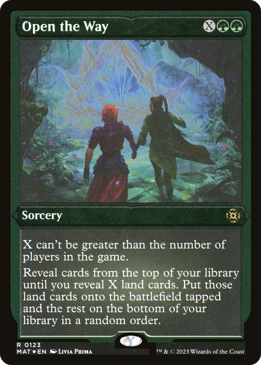 Open the Way (MAT-123) [March of the Machine: The Aftermath] Etched Foil MTG Single Wizards of the Coast