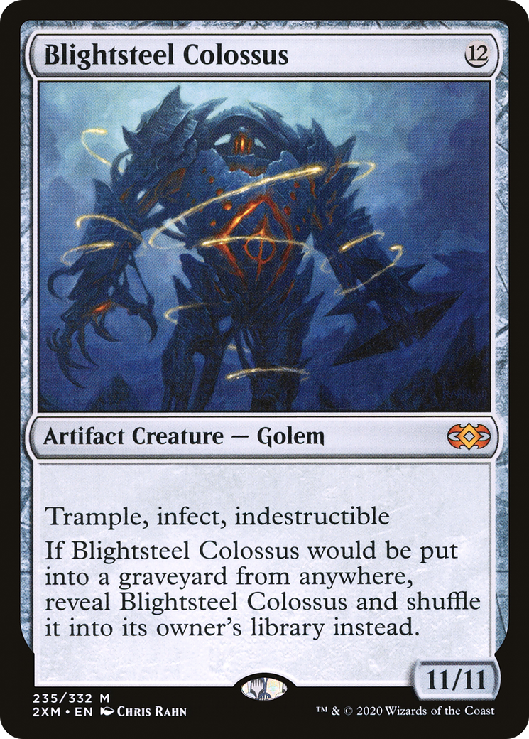 Blightsteel Colossus [Double Masters] MTG Single Magic: The Gathering