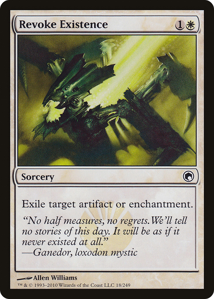 Revoke Existence (SOM-018) [Scars of Mirrodin] Foil MTG Single Wizards of the Coast