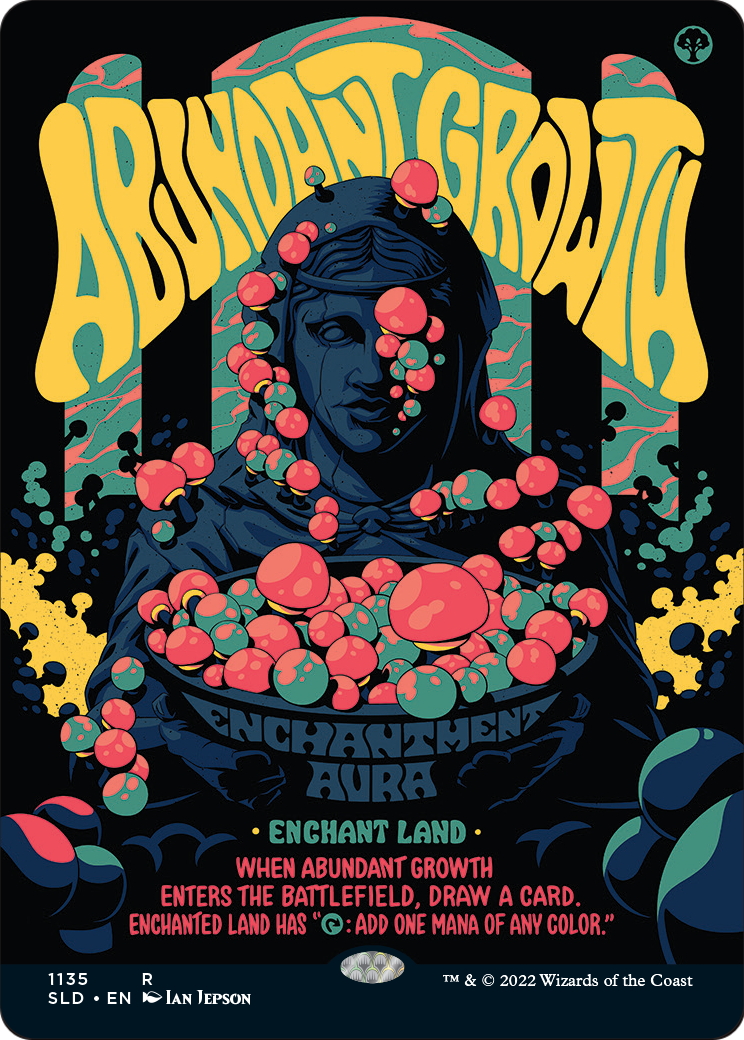 Abundant Growth (SLD-1135) [Secret Lair] Drop (Borderless) MTG Single Wizards of the Coast