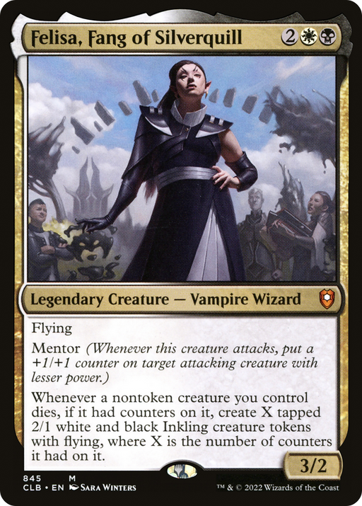 Felisa, Fang of Silverquill (CLB-845) [Commander Legends: Battle for Baldur's Gate] MTG Single Wizards of the Coast
