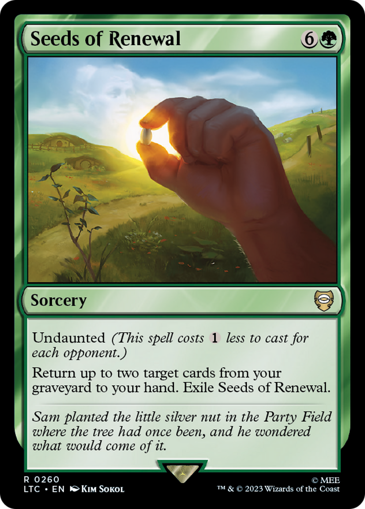 Seeds of Renewal (LTC-260) [Tales of Middle-earth Commander] MTG Single Wizards of the Coast