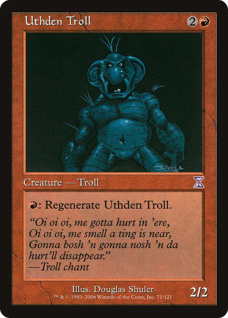 Uthden Troll (TSB-071) [Time Spiral Timeshifted] Foil MTG Single Wizards of the Coast