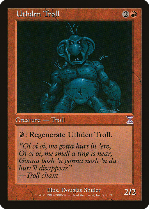 Uthden Troll (TSB-071) [Time Spiral Timeshifted] Foil MTG Single Wizards of the Coast