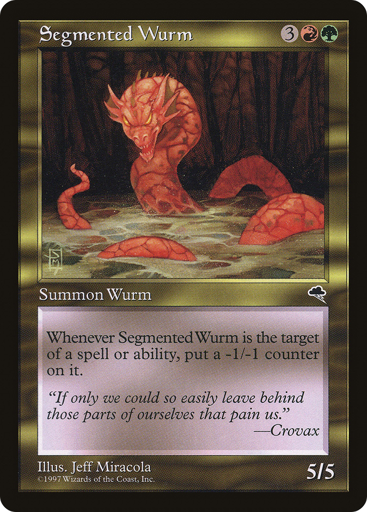 Segmented Wurm (TMP-269) [Tempest] MTG Single Wizards of the Coast