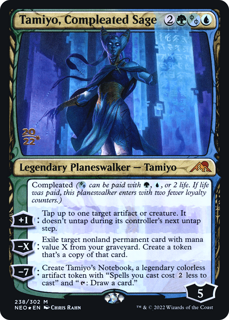 Tamiyo, Compleated Sage (PRE-238) [Kamigawa: Neon Dynasty Promos] Foil MTG Single Wizards of the Coast