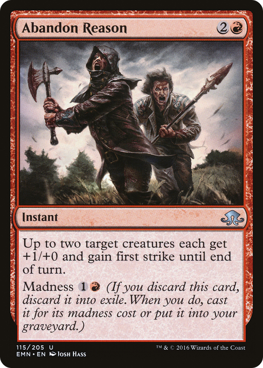 Abandon Reason (EMN-115) [Eldritch Moon] MTG Single Wizards of the Coast