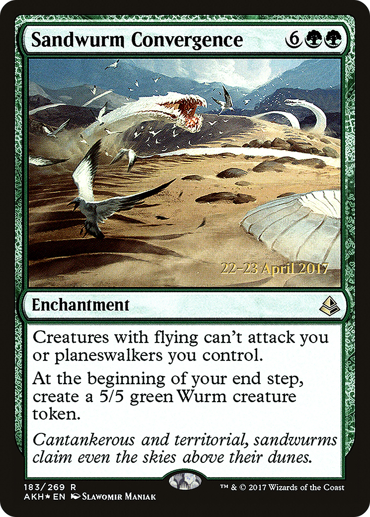 Sandwurm Convergence (PRE-183) [Amonkhet Promos] Foil MTG Single Wizards of the Coast