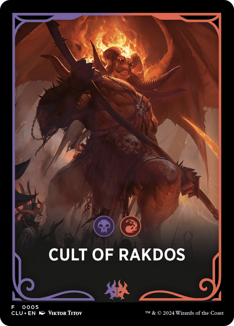 Cult of Rakdos (FCLU-005) [Tokens] Ravnica: Clue Edition Front Cards MTG Single Wizards of the Coast