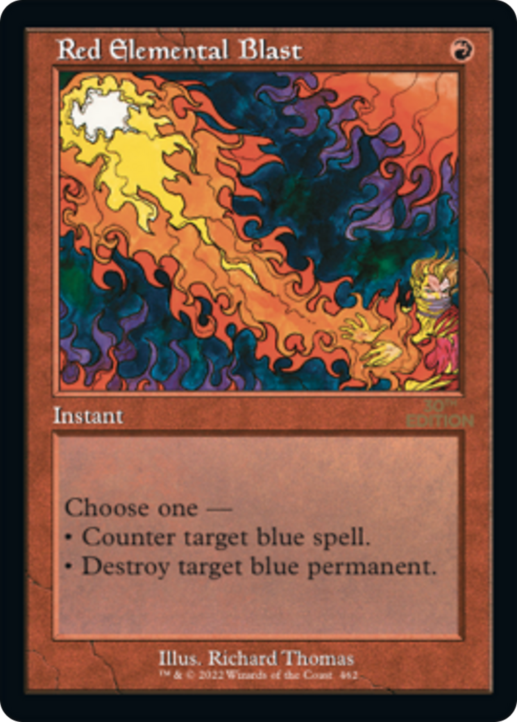 Red Elemental Blast (30A-462) [30th Anniversary Edition] MTG Single Wizards of the Coast