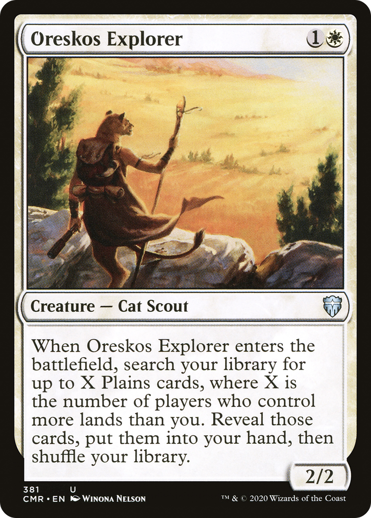 Oreskos Explorer (CMR-381) [Commander Legends] MTG Single Wizards of the Coast