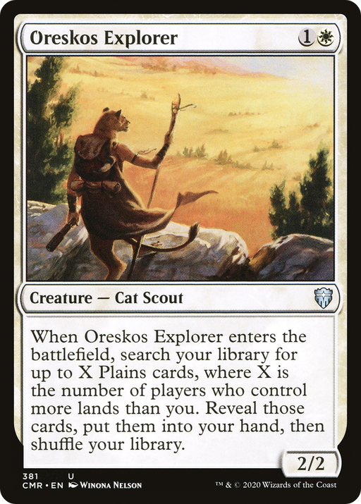 Oreskos Explorer (CMR-381) [Commander Legends] MTG Single Wizards of the Coast