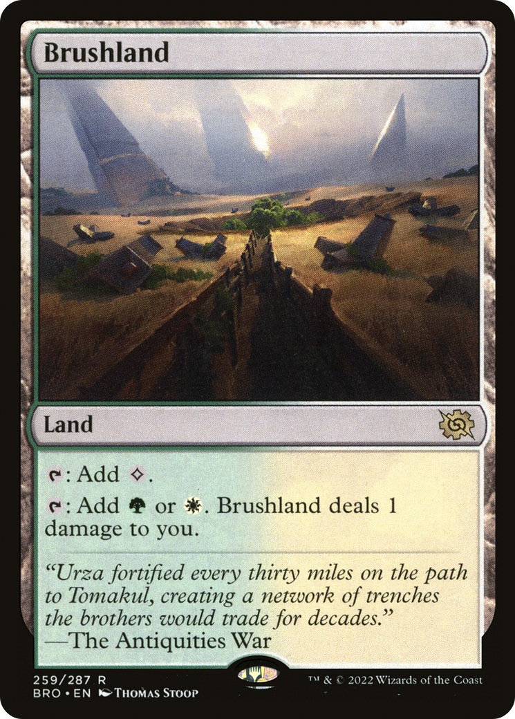 Brushland (BRO-259) [The Brothers' War] MTG Single Wizards of the Coast
