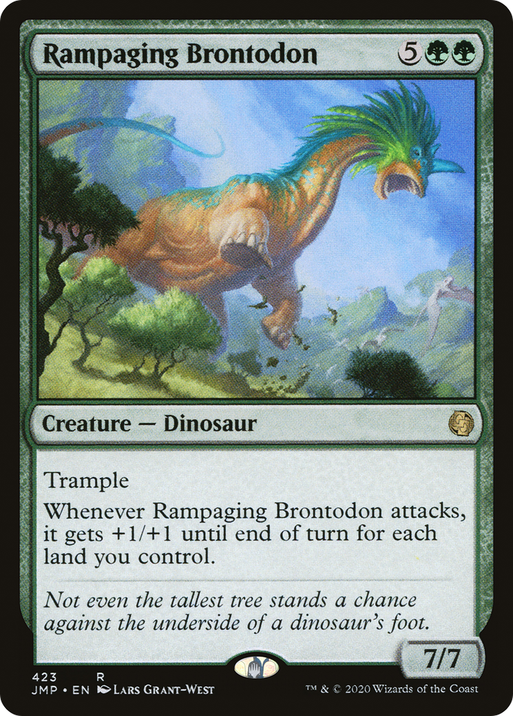 Rampaging Brontodon (JMP-423) [Jumpstart] MTG Single Wizards of the Coast
