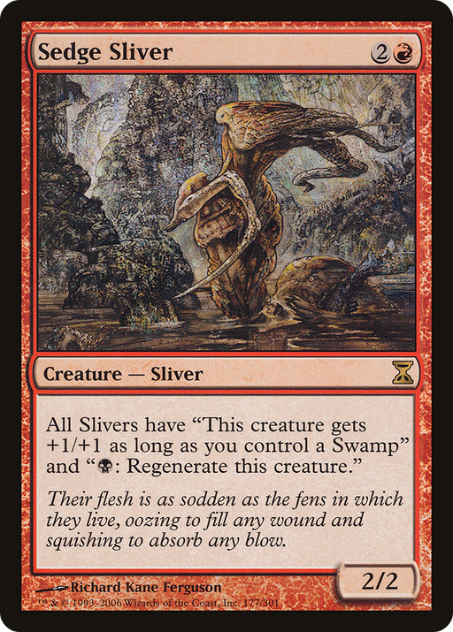 Sedge Sliver (TSP-177) [Time Spiral] MTG Single Wizards of the Coast
