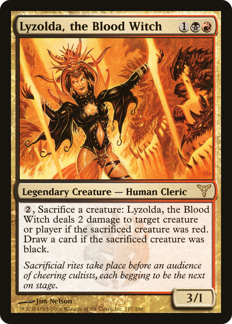 Lyzolda, the Blood Witch (DIS-117) [Dissension] MTG Single Wizards of the Coast