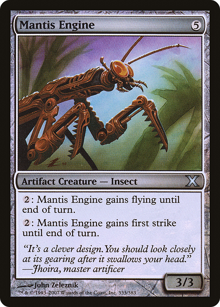 Mantis Engine (10E-333★) [Tenth Edition] Foil MTG Single Wizards of the Coast
