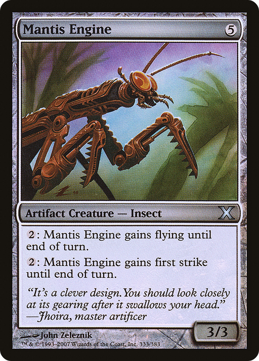 Mantis Engine (10E-333★) [Tenth Edition] Foil MTG Single Wizards of the Coast