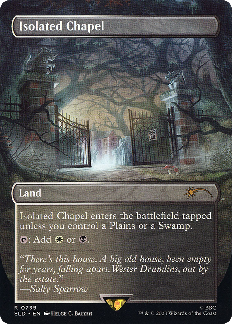 Isolated Chapel (SLD-739) [Secret Lair] Drop (Borderless) MTG Single Wizards of the Coast
