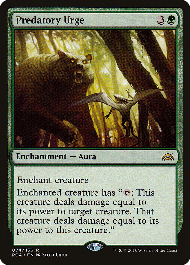 Predatory Urge (PCA-074) [Misc] Planechase Anthology MTG Single Wizards of the Coast
