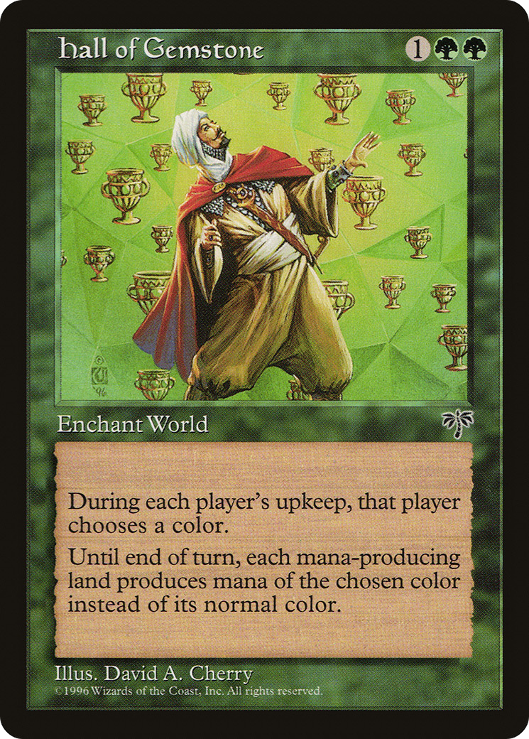 Hall of Gemstone (MIR-) [Mirage] MTG Single Wizards of the Coast