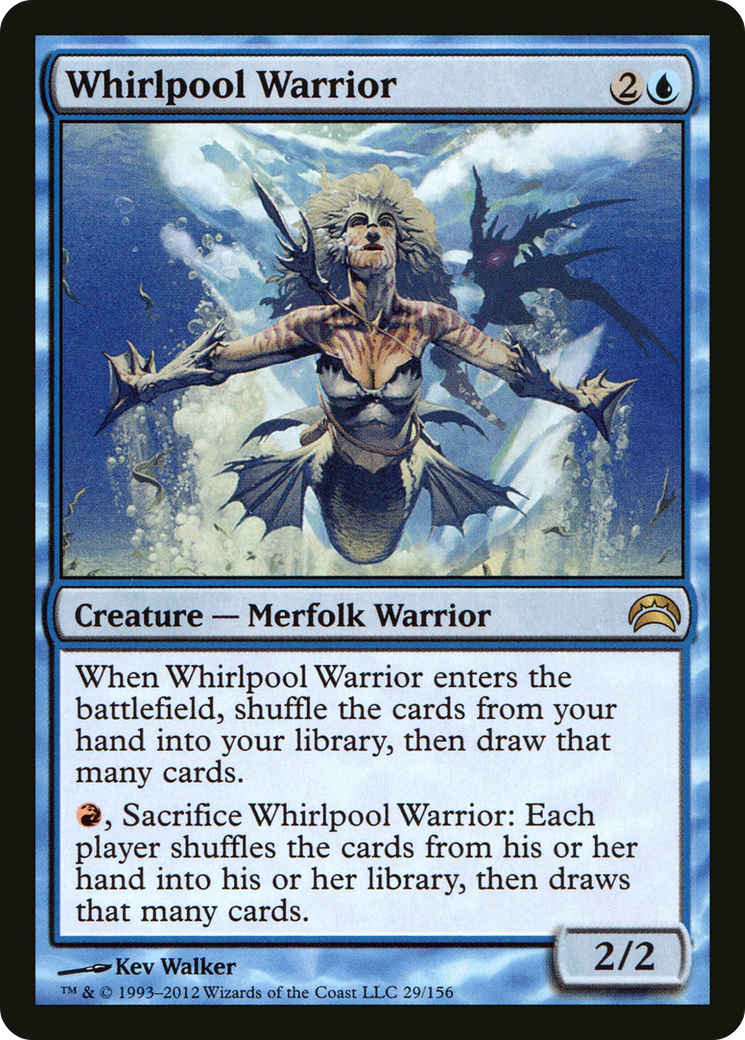Whirlpool Warrior (PC2-029) [Misc] Planechase 2012 Foil MTG Single Wizards of the Coast