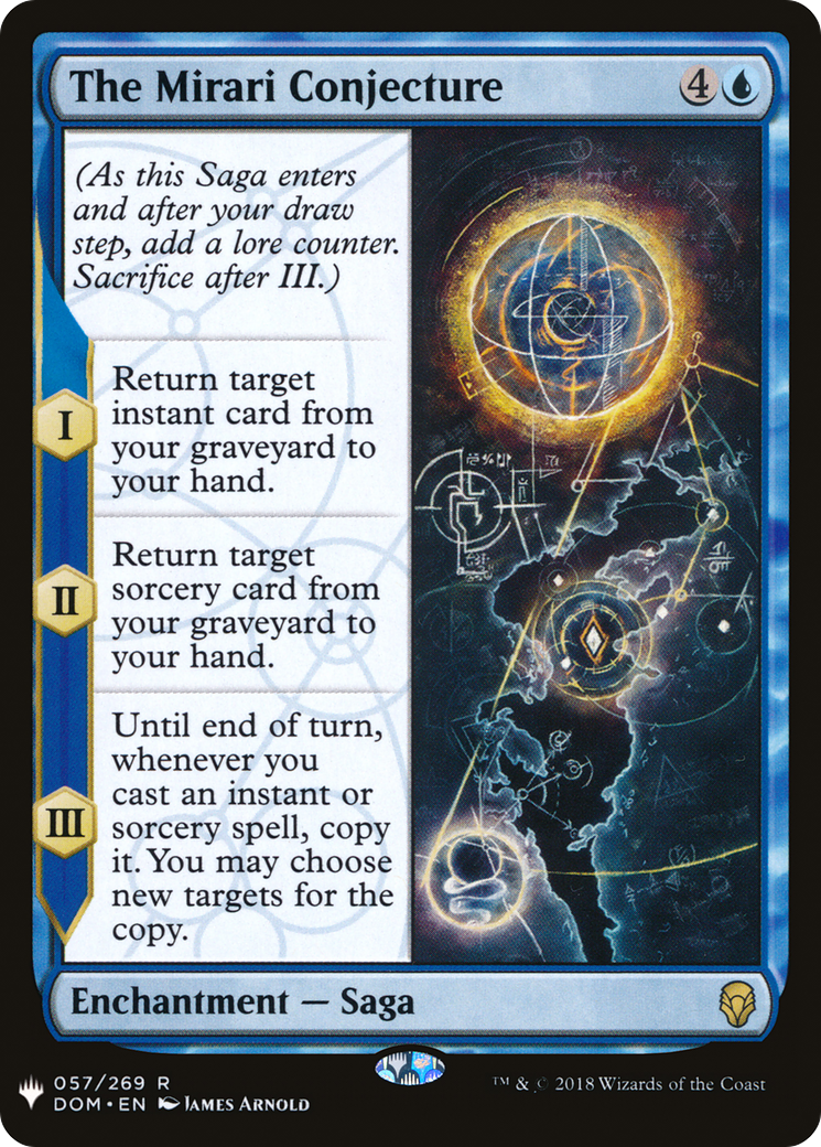 The Mirari Conjecture (LIST-DOM-57) [Mystery Booster] The List MTG Single Wizards of the Coast