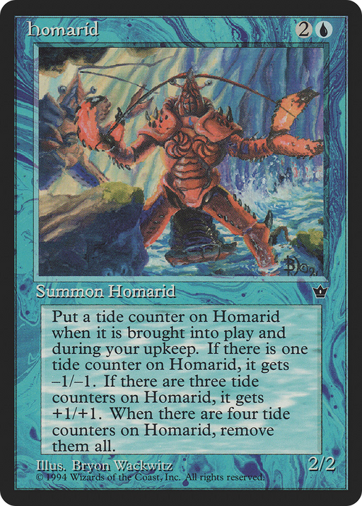 Homarid (Bryon Wackwitz) [Fallen Empires] MTG Single Magic: The Gathering