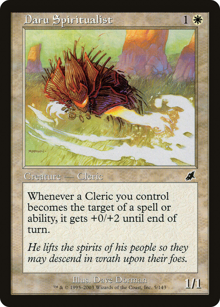 Daru Spiritualist (SCG-005) [Scourge] Foil MTG Single Wizards of the Coast