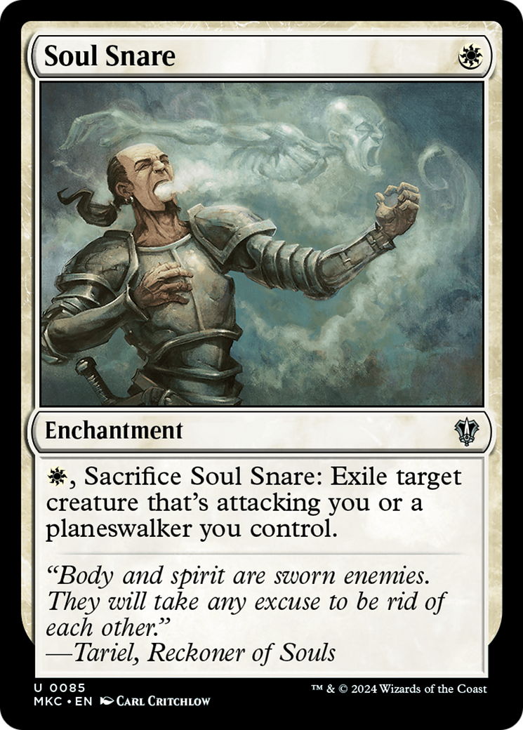 Soul Snare (MKC-085) [Murders at Karlov Manor Commander] MTG Single Wizards of the Coast