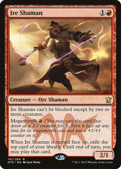 Ire Shaman (DTK-141) [Dragons of Tarkir] MTG Single Wizards of the Coast