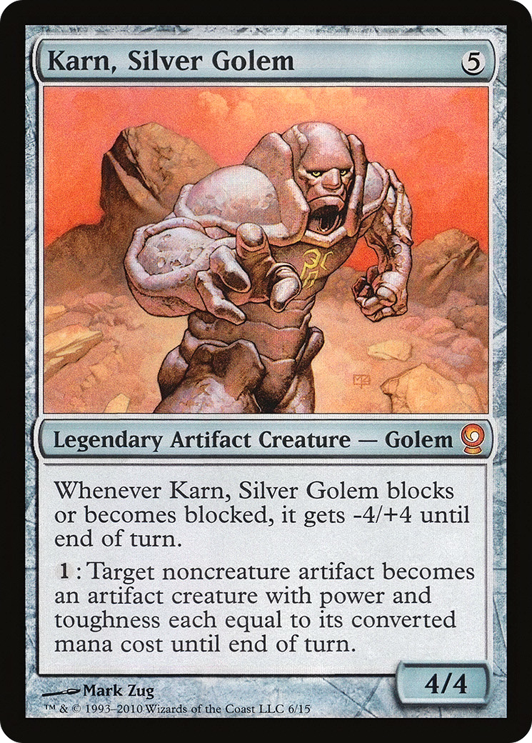 Karn, Silver Golem (V10-) [Misc] From the Vault: Relics Foil MTG Single Wizards of the Coast