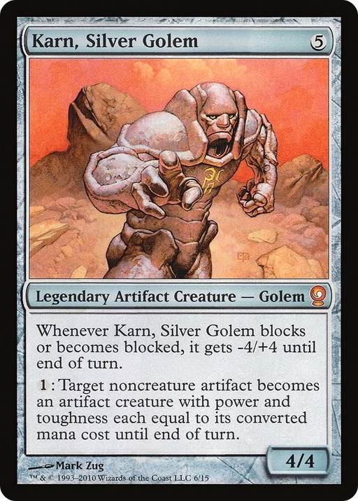 Karn, Silver Golem (V10-) [Misc] From the Vault: Relics Foil MTG Single Wizards of the Coast