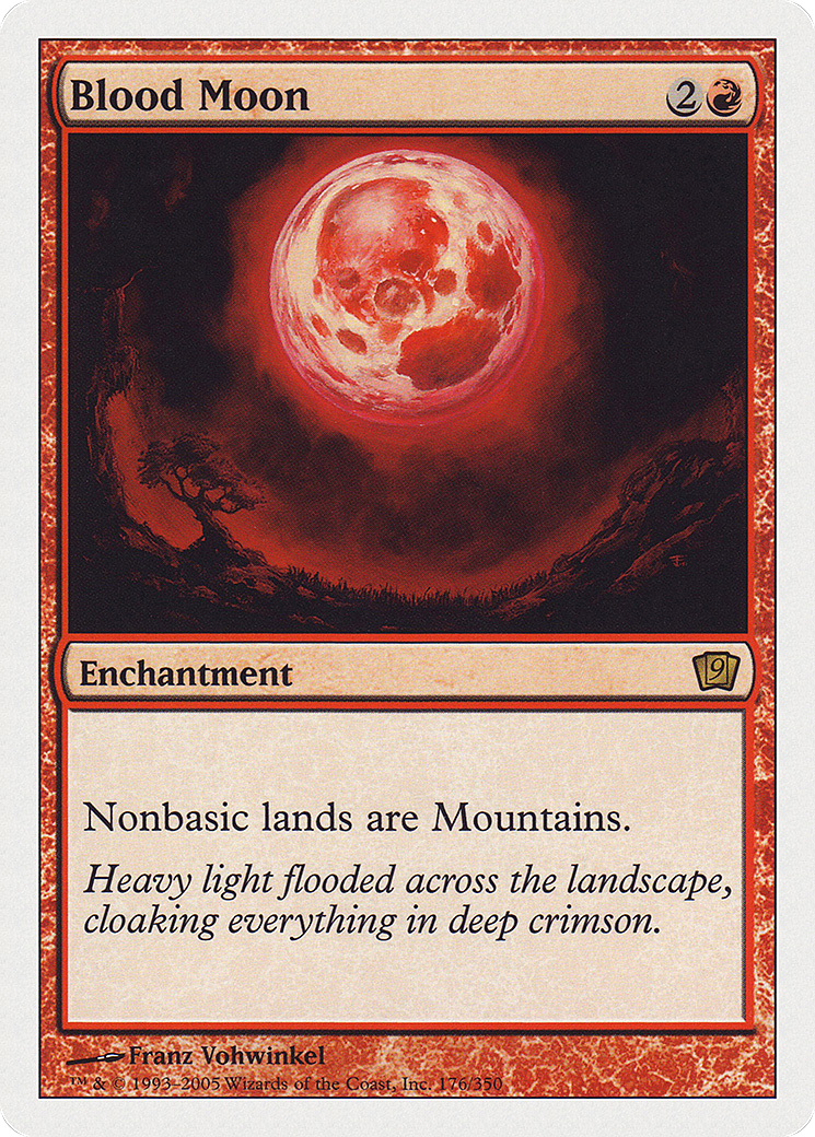 Blood Moon (9ED-176) [9th Edition] MTG Single Wizards of the Coast