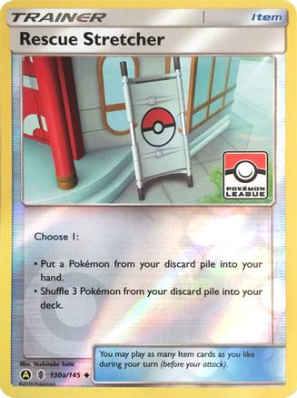Rescue Stretcher - 130a/145 (Pokemon League) (130a/145) Reverse Holofoil [Promos: League & Championship Cards] Pokemon Single Pokémon