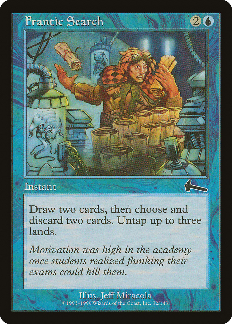 Frantic Search (ULG-032) [Urza's Legacy] Foil MTG Single Wizards of the Coast