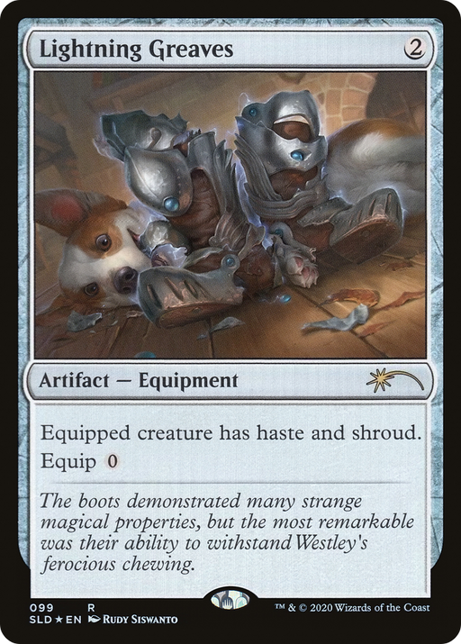 Lightning Greaves (099) (SLD-099) [Secret Lair] Drop MTG Single Wizards of the Coast