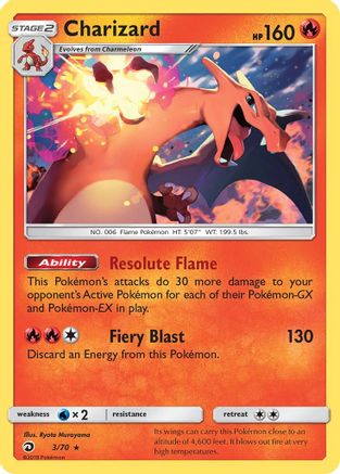 Charizard - 3/70 (Let's Play, Eevee!) [Misc: Deck Exclusives] Pokemon Single Pokémon