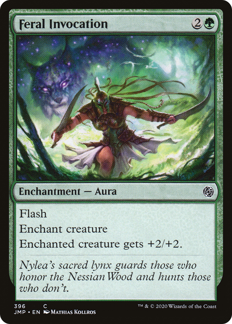 Feral Invocation (JMP-396) [Jumpstart] MTG Single Wizards of the Coast
