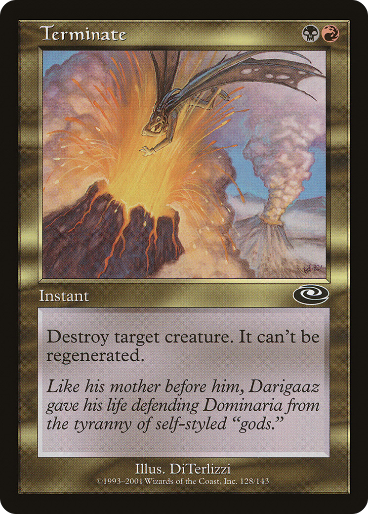 Terminate (PLS-128) [Planeshift] MTG Single Wizards of the Coast