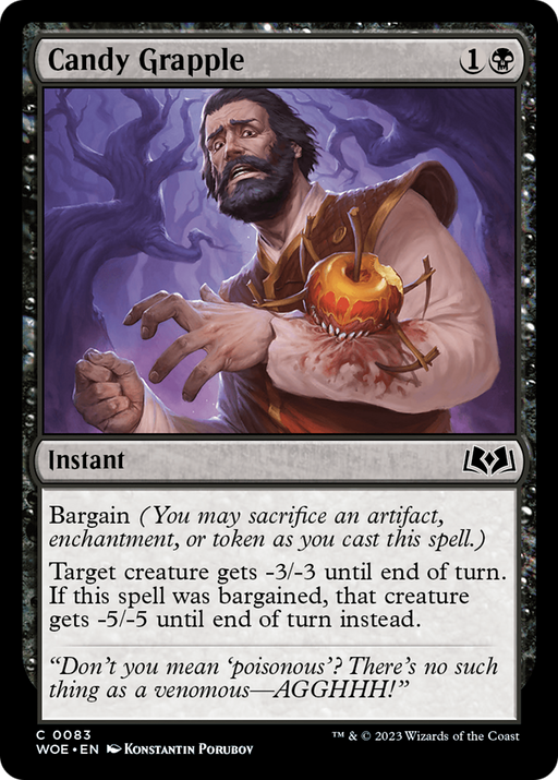 Candy Grapple (WOE-083) [Wilds of Eldraine] Foil MTG Single Wizards of the Coast