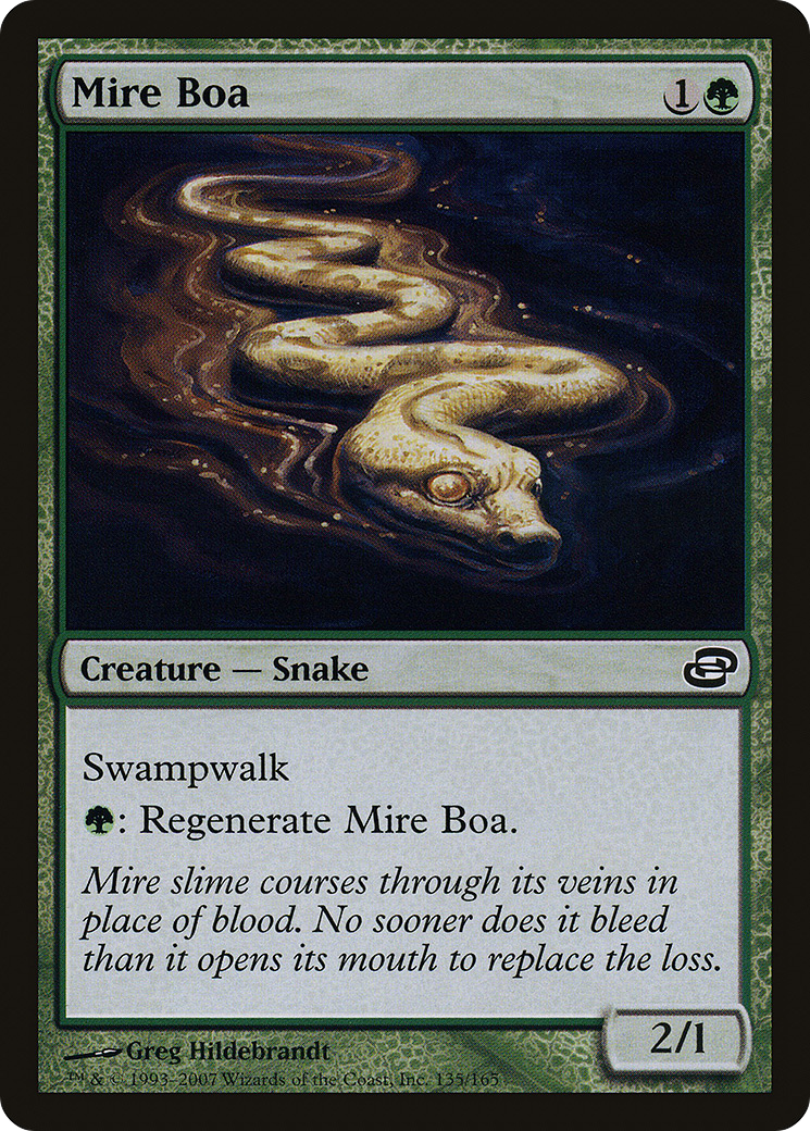 Mire Boa (PLC-135) [Planar Chaos] Foil MTG Single Planar Chaos