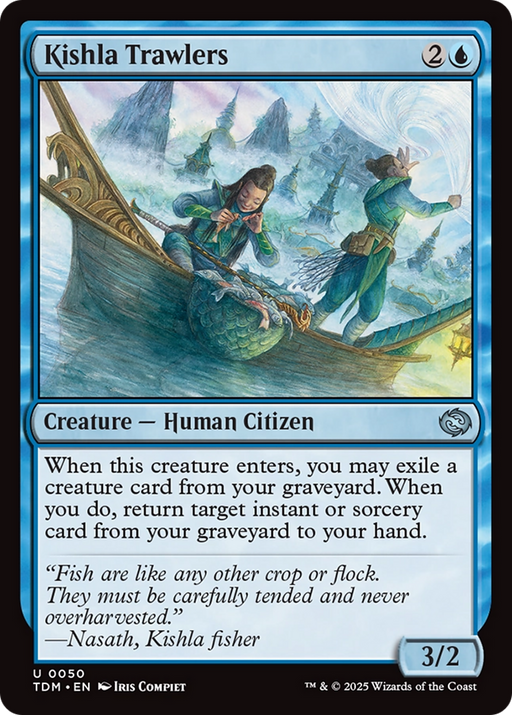 Kishla Trawlers (TDM-050) [Tarkir: Dragonstorm] MTG Single Wizards of the Coast
