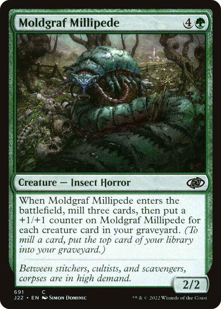 Moldgraf Millipede (J22-691) [Jumpstart 2022] MTG Single Wizards of the Coast