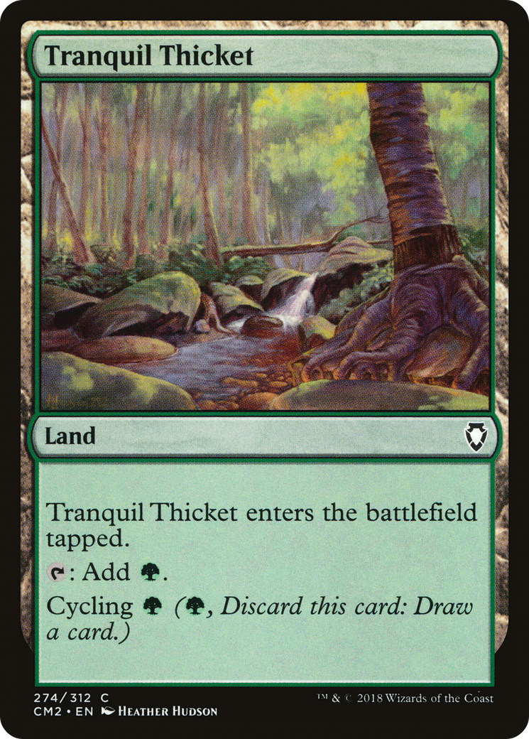 Tranquil Thicket (CM2-274) [Commander Anthology Volume II] MTG Single Wizards of the Coast