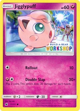 Jigglypuff - 71/111 (Build-A-Bear Workshop Exclusive) [Misc: Cards & Products] Pokemon Single Pokémon