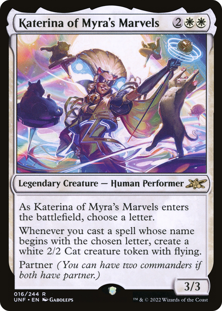Katerina of Myra's Marvels (UNF-016) [Unfinity] Foil MTG Single Wizards of the Coast